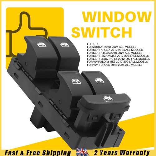 Front door window switch - front,